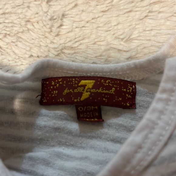 (2 for $10) 7 for all mankind bodysuit - Picture 5 of 6